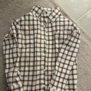 Janie and Jack Plaid Button-Up Shirt